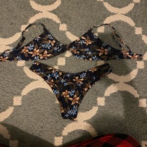 RESERVED DO NOT PURCHASE Blackbough Midnight Floral Bikini